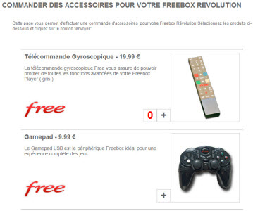 Free, la boutique d'accessoires est ouverte pour les abonnés Freebox  Revolution - UnSimpleClic