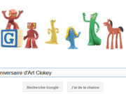 Doodle Google pour le 90ème anniversaire d'Art Clokey