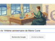 Google fête le 144ème anniversaire de Marie Curie