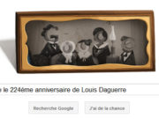 Doodle Google pour le 224ème anniversaire de Louis Daguerre