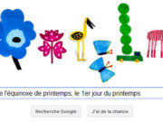 Google fête l'équinoxe de printemps, le 1er jour du printemps