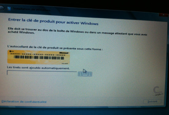 Windows 8 étape 4