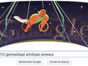 #Londres 2012 - Google met à l'honneur la gymnastique artistique - anneaux