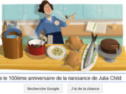 Google fête le 100ème anniversaire de la naissance de Julia Child