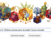 Google fête le 120ème anniversaire du ballet Casse-noisette [Doodle]