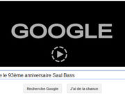 Google fête 8 mai mais également le 93ème anniversaire de Saul Bass [Doodle]