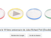 Google fête le 161ème anniversaire de Julius Richard Petri [Doodle]