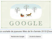 Google vous souhaite de joyeuses fêtes de fin d'année 2013 ! [Doodle]