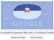 Google vous souhaite de joyeuses fêtes avec un troisième Doodle!