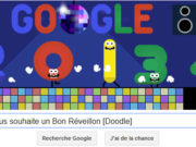 Google vous souhaite un Bon Réveillon du Jour de l'An [Doodle]