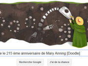 Google fête le 215ème anniversaire de Mary Anning [Doodle]