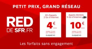 SFR brade ses forfaits RED sur Showroom Privé jusqu'au 9 septembre 2014