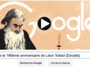 Google fête le 186ème anniversaire de Léon Tolstoï [Doodle]