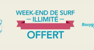 Bouygues Telecom - Un weekend de surf illimité pour le 1er anniversaire de sa 4G