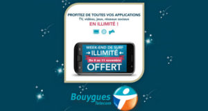 Bouygues Telecom - un long weekend de 4 jours de surf illimité les 8, 9, 10 et 11 novembre prochain!