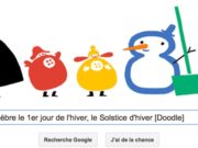 Google célèbre le 1er jour de l'hiver, le Solstice d'hiver [Doodle]