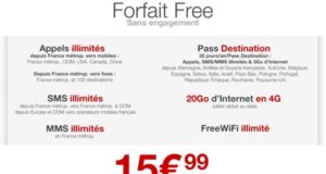 #FreeMobile - Jusqu’à 4 Forfaits Free Mobile à 15,99 € /mois les abonnés Freebox