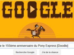 Google fête le 155ème anniversaire du Pony Express avec un Doodle ludique