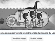 Google fête le 81ème anniversaire de la première photo du monstre du Loch Ness [Doodle]