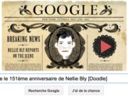 Google fête le 151ème anniversaire de Nellie Bly [Doodle]