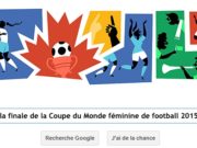 Google fête la finale de la Coupe du Monde féminine de football 2015 [Doodle]