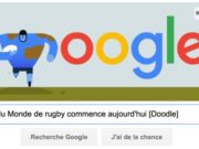 Google nous rappelle que la Coupe du Monde de rugby commence aujourd'hui [Doodle]