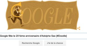 Google fête le 201ème anniversaire d'Adolphe Sax