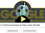 Google fête le 101ème anniversaire de Hedy Lamarr [#Doodle]