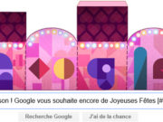 Google vous souhaite encore de Joyeuses Fêtes [#Doodle] C'est la saison !