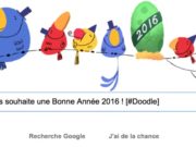 Google vous souhaite une Bonne Année 2016 ! [#Doodle]