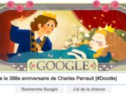 Google fête le 388e anniversaire de la naissance de Charles Perrault [#Doodle]