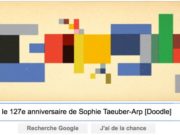 Google fête le 127e anniversaire de Sophie Taeuber-Arp [Doodle]