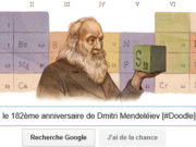 Google fête le 182ème anniversaire de Dmitri Mendeléiev [#Doodle]