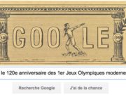 Google fête le 120ème anniversaire des 1er Jeux Olympiques modernes [#Doodle]