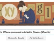 Google fête le 155ème anniversaire de Nettie Stevens [#Doodle]