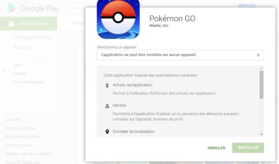 Pokémon GO devrait normalement sortir en France très prochainement