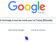 Google rend hommage à tous les morts pour la France [#Doodle]