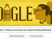 Google fête le 125ème anniversaire de Frederick Banting [#Doodle]