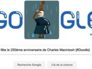 Google fête le 250ème anniversaire de la naissance de Charles Macintosh [#Doodle]