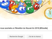 Google nous souhaite un Joyeux Réveillon du Nouvel An 2016 [#Doodle]