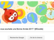 Google vous souhaite une Bonne Année 2017 ! [#Doodle]