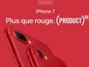 Apple lance en édition spéciale, des iPhone 7 et iPhone 7 Plus de couleur rouge