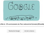 Google fête le 37e anniversaire du Parc national de Komodo [#Doodle]