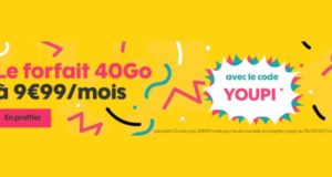 Sosh propose le forfait 40Go à 9,99€/mois