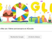 Google fête son 19ème anniversaire en #Doodle