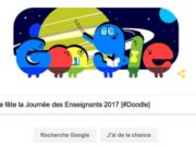 Google fête la Journée des Enseignants 2017 [#Doodle]