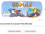 Google vous souhaite de Joyeuses Fêtes [#Doodle]