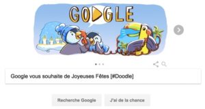 Google vous souhaite de Joyeuses Fêtes [#Doodle]