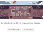 Google fête le Solstice d'Hiver 2017, le 1er jour de l'hiver [#Doodle]