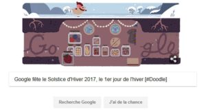 Google fête le Solstice d'Hiver 2017, le 1er jour de l'hiver [#Doodle]